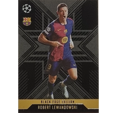 Match Attax Extra football card Black Edge